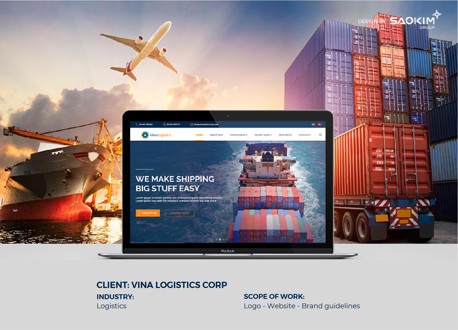 VINA LOGISTICS CORP - Design Website Vina Logistics Corporation